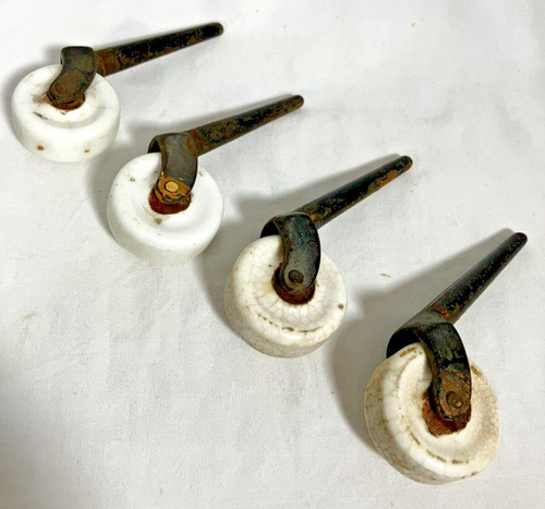 Antique set four white - four,