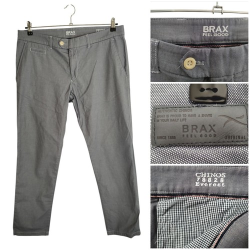 Brax everest chinos mens grey - brax,