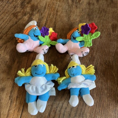 Mcdonalds smurfs plush toys - mcdonalds,