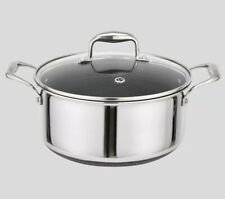 PRO STEEL FusionCookware 24cm casserole saucepan with glass lid RRP £129 BNIB