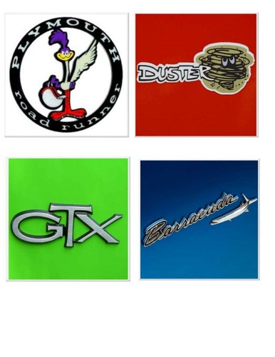 Plymouth muscle car logos - logos, 4x4