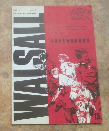 1976 walsall v - ,