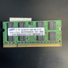 Samsung 2GB PC26400 DDR2-800MHz nonECC CL6 200Pin SoDimm (M470T5663EH3-CF7) REF