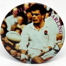Will Carling England Gilbert Ball Rugby Union Lapel Pin Badge Sports Memorabilia
