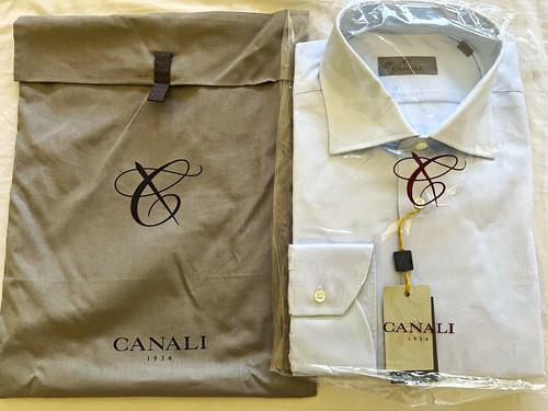 Canali men cotton dress - canali,