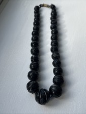 Vintage Whitby Jet 16”