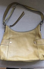Fossil Women's Handbag Olive Green Leather Exterior Vintage