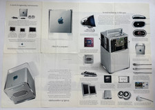 Apple Power Mac G4 Cube Computer Promo Poster brochure  Insert 2000 