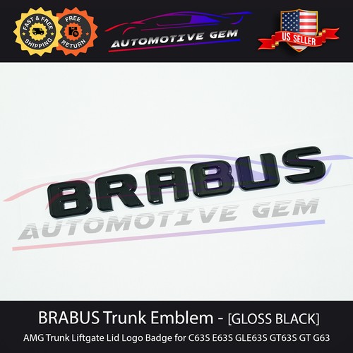 Oem brabus emblem gloss black - brabus,