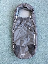 Quinny fleece-lined Footmuff / Cosytoes (grey) - Buzz, Moodd, Zapp compatible