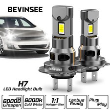BEVINSEE 2x H7 LED Headlight