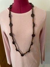 Chunky ethnic wooden bead