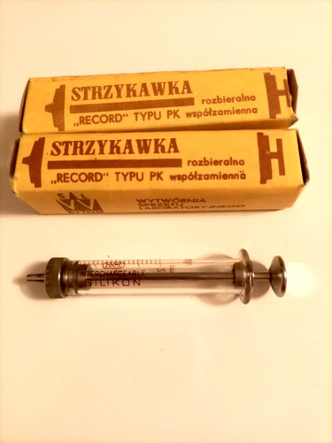 Vintage glass syringes - vintage,