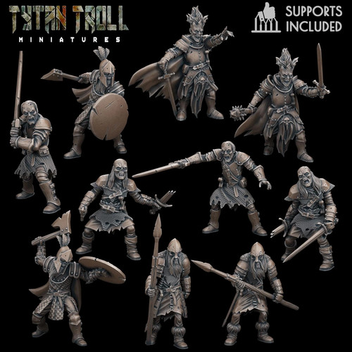 Skeleton warriors miniature - warriors,