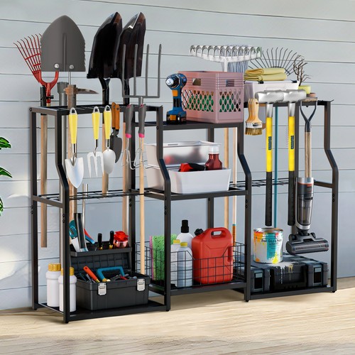 Garden tool organizer rack - garden,