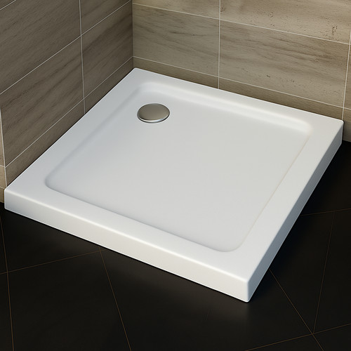Square slimline stone resin - slimline,