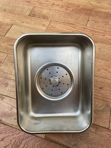 Rare steel auto vac tray - rare, s/steel