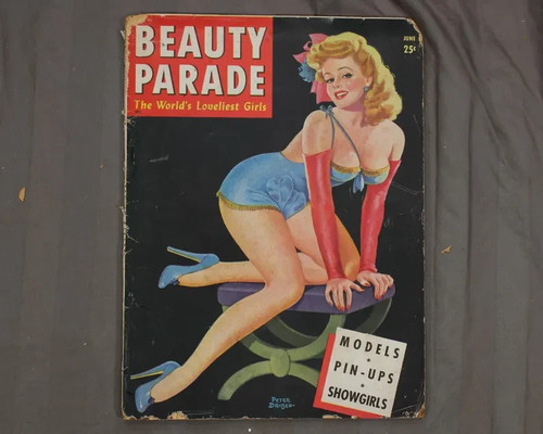 Vintage beauty parade magazine - beauty,