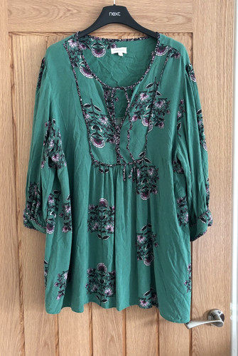 Monsoon green floral - floral, long