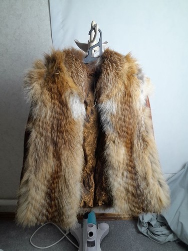 Vtg real red fox fur - fur, leather