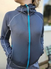 Women's Rab Power Stretch Full Zip Polartec Fleece Hoodie Jacket - UK 12 Hike Wa