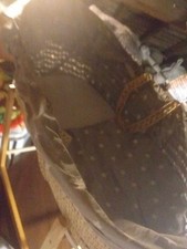 Moses Basket..grey Design..stand