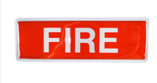 FIRE REFLECTIVE BADGE - LARGE