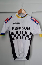  Tom Simpson Replica GBR Peugeot Cycling Jersey Pre-Owned (Medium/3)