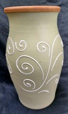 Vintage Denby stoneware vase
