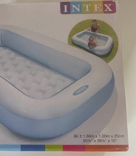 Intex blue rectangular - blue,