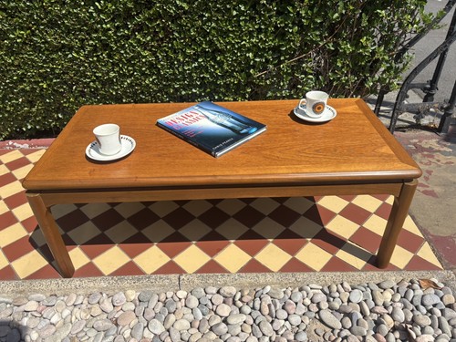 Vintage teak coffee table - teak, by