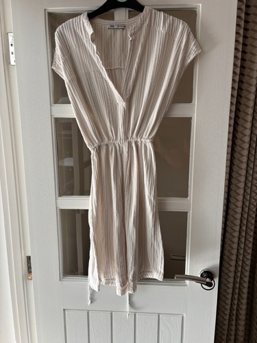 Zara cream and white - cream,