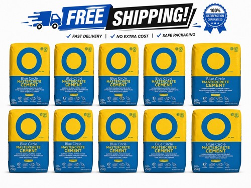 Blue circle mastercrete cement - blue,