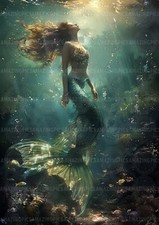 Rising Mermaid Print