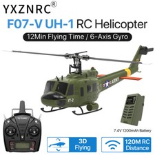 YUXIANG F07-V UH-1 Huey RC Helicopter 6 axis Gyro 6CH 3D Remote Control Airplane