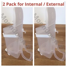 2pk plastic seed hoppers - plastic,
