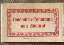 LiBRETTO ACCORDION POSTCARDS DOLOMITES SOUTH TYROL SOUTH TYROL Extremely Rare 