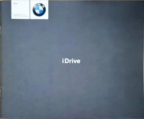 Bmw idrive brochure 2000 - idrive,