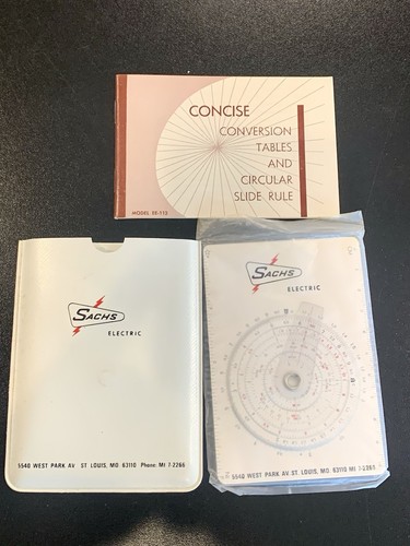 Sachs electric model 112 - model, ee-112