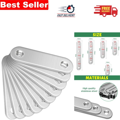 Flat stainless steel brackets - flat,