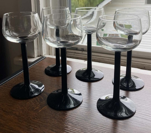 Vintage luminarc france black - vintage,