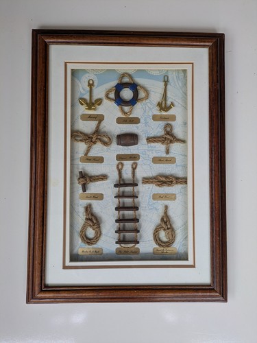 Vintage nautical knot board - vintage,