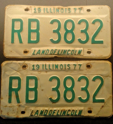 Illinois 1977 usa license - 1977, 2