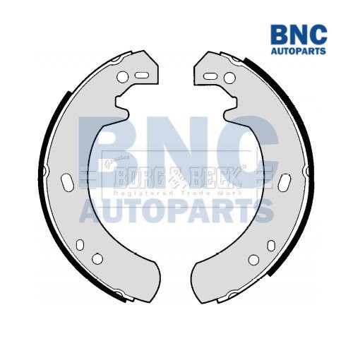 Handbrake shoes set - handbrake, fits