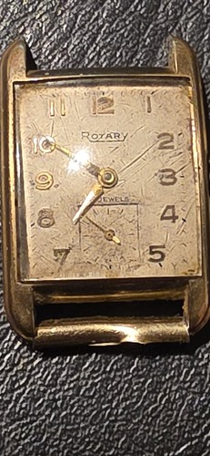 Rotary men watch 9ct gold - rotary,