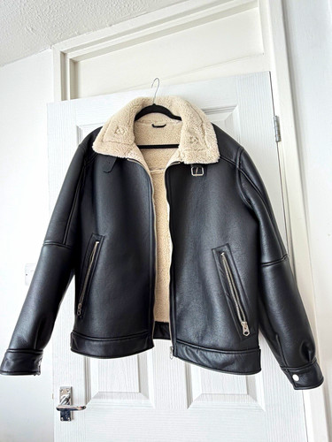 Zara men black faux - black,