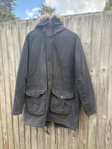 Barbour men black hooded - barbour,