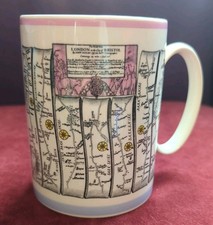 Wedgwood London to Bristol Map Mug Britannia Range by John Ogilby