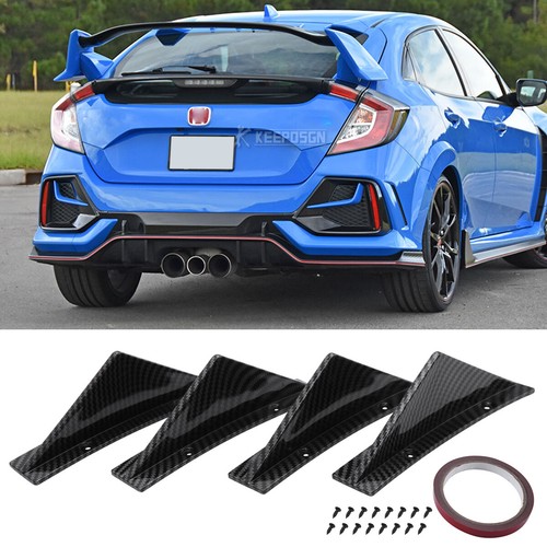 4pcs carbon fiber - 4pcs, look