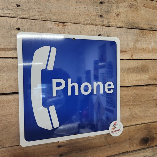 Phone sign vintage style - sign,,